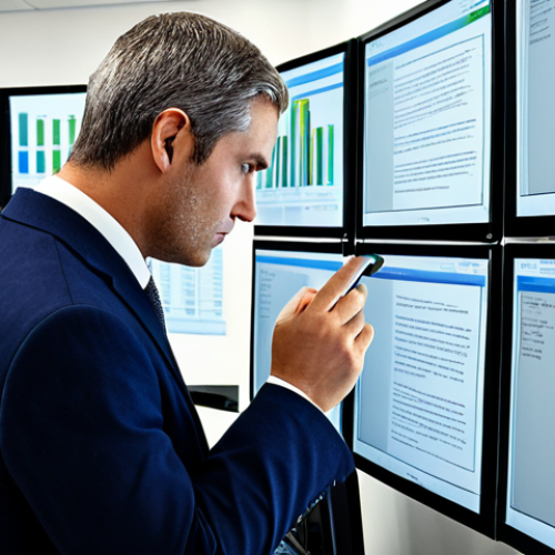 Home 4 A discerning professional individual, fully clothed in a modest business suit, intently reviewing various digital educational resources on multiple high-definition screens in a clean, modern office environment. The scene emphasizes the challenge of information overload and the critical need to evaluate open educational resources (OER) for reliability and quality. The person has a thoughtful and focused expression, reflecting deep consideration. Perfect anatomy, correct proportions, natural pose, well-formed hands, proper finger count, natural body proportions. Safe for work, appropriate content, professional, family-friendly photography, high quality, realistic.